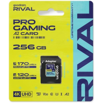 GOODRAM Memory card microSD 256GB Rival UHS-I V30 