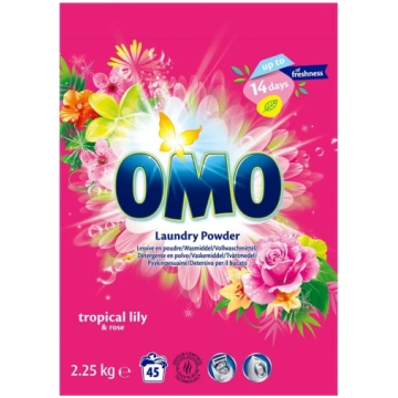 OMO Veļas pulveris OMO TROPICAL LILY, 2.25 kg