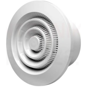 EUROPLAST ventilācijas reste plastmasas, Ø80mm, gr