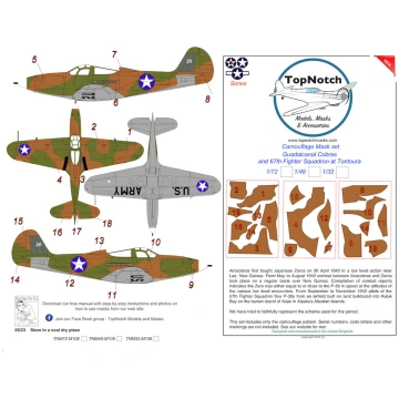 Bell P-39/ P-400 Airacobra - Guadalcanal camouflag