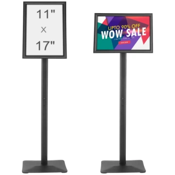 VEVOR regulējams plakātu statīvs 28x43 cm, metāla 
