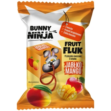 BUNNY NINJA košļājamā konfekte/striķītis ar ābolu 