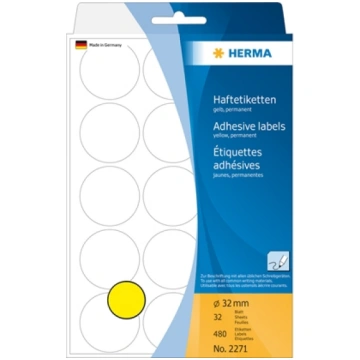 HERMA Multi-purpose labels/colour dots Ø 32 mm rou