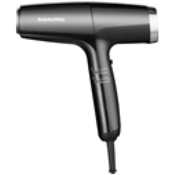 BaByliss PRO Falco Black&Silver fēns hairdryer pla