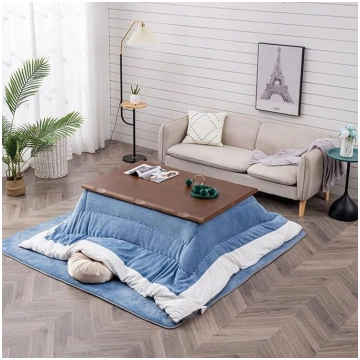 Kotatsu 4-Piece Set Winter Heating Table Living Ro