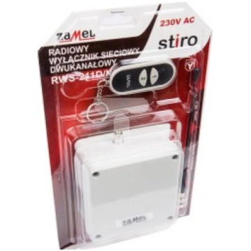 Zamel Two-channel radio power switch with remote c