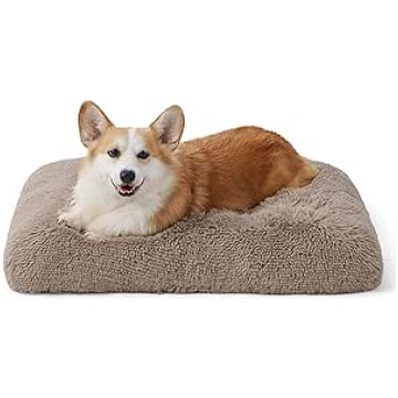BEDSURE Fluffy Dog Bed for Medium Dogs - 74 x 53 x