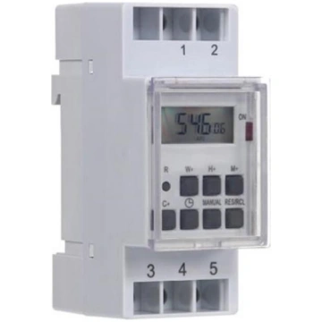 DIGITAL TIMER - DIN RAIL MOUNTING - WEEKLY PROGRAM