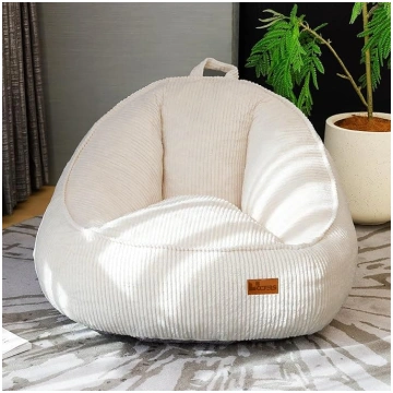Bean Bag with Memory Foam Filling, Large Cord Bean