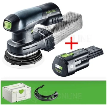 Levigatrice orbitale a batteria ETSC 125 Basic-ERG