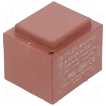 Transformer: encapsulated | 2VA | 230VAC | 12V | 1