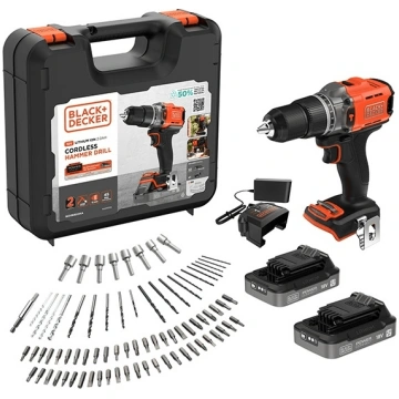 BLACK & DECKER 18V Impact Drill (with 2 x 18V 2.0A