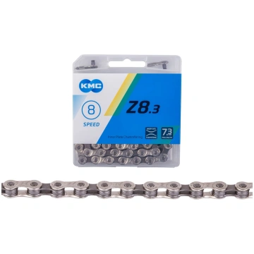 KMC Z8.3 Chain - Silver (8-Speed) KMC Chains