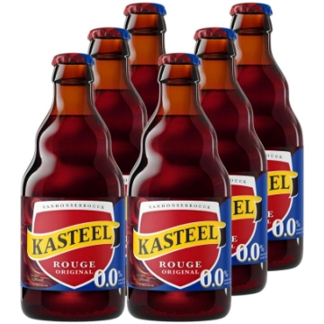 Kasteel alus bezalkoholisks Rouge 0% 6x330ml D