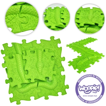 WOOPIE Sensorais ortopēdiskais paklājs Puzzle Snak