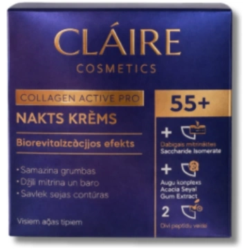 CLAIRE Collagen Active Pro Nakts kr. 55+ visiem ad