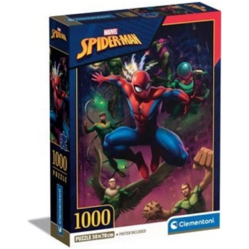 Clementoni CLE puzzle 1000 Compact SpiderMan 39768