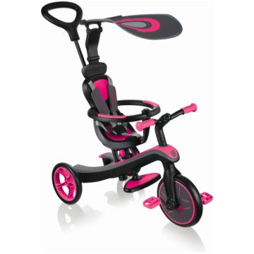 GLOBBER Trike Explorer 4in1 kolmipyörä, rozā, 632-