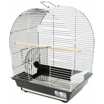 Putnu būris Panama Pet PP-51614, melni‑balts, 36 x