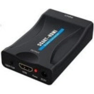 PremiumCord Scart — HDMI AV adapteris. melns (khsc