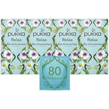 „Pukka Relax“, bioloģiskā zāļu tēja ar kumelīti, k