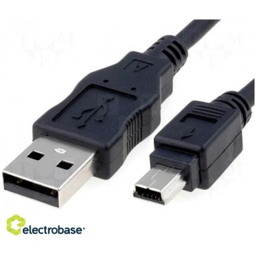 Kabelis | USB 2.0 | USB A spraudnis, USB B mini sp