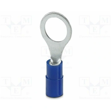 Tip: ring; M8; 2.5mm2; blue; Type: insulated; Mat: