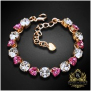 Aproce „Romantisks Maigums II (Rose)“ ar Swarovski