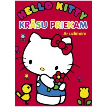Hello Kitty. Krāsu priekam. Ar uzlīmēm