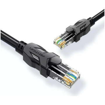 Vention Patch kabelis UTP Cat6 5m melns IBBBJ