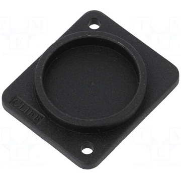 Protection cap | plain screw hole | black | plasti
