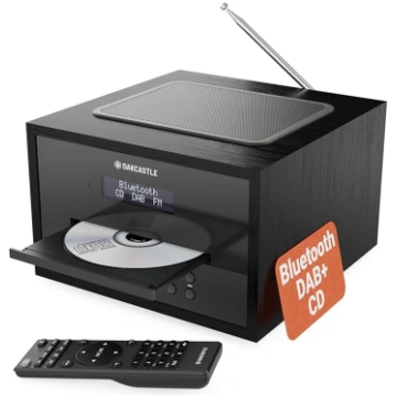 Bluetooth DAB+ radio un CD atskaņotājs, 40 vatu ko