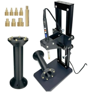 Vertikālais termopreses instruments (ieliktņa augs