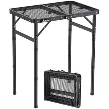 Anbte Camping Table Grill Table 58 x 40 cm Metal M