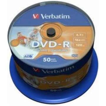 Verbatim Matricas DVD-R AZO 4.7GB 16x Wide Printab