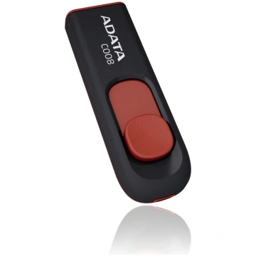 MEMORY DRIVE FLASH USB2 64GB/BLACK/RED AC008-64G-R