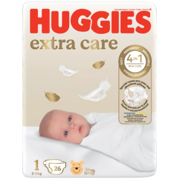 HUGGIES Elite Soft 1, 3-5 kg autiņbiksītes, 26 gab