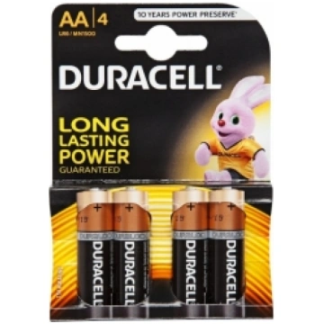 Baterijas Duracell AA Alkaline 4pack (500039407695