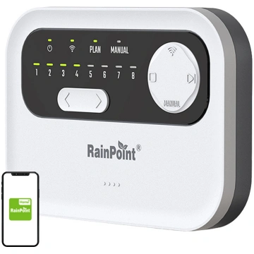 RainPoint WiFi 8-zone sprinkler controller HIC801W