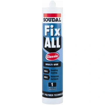 Līme - hermētiķis SOUDAL FIX ALL Crystal caurspīdi