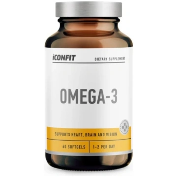 ICONFIT Omega 3 18/12 1000mg mīkstās kapsulas N60