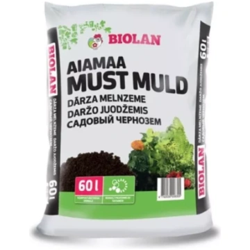 Biolan Dārza melnzeme 60L MUST-MULD/51gab.pal. (18