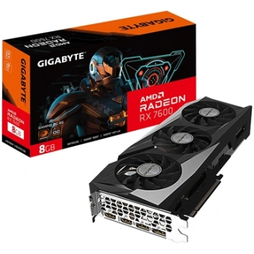 Graphics Card|GIGABYTE|AMD Radeon RX 7600|8 GB|GDD