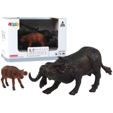 Figurka LeanToys Figurka Bawola Cielatko Zwierzeta