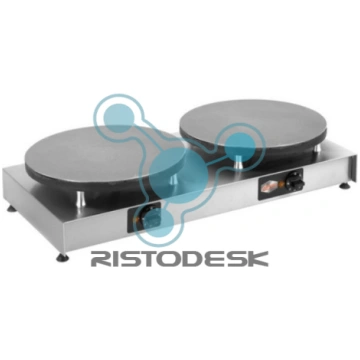 Piastra per crepes professionale-elettrica-in ghis