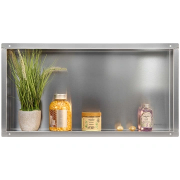 Iebūvējams sienas plaukts Balneo Wall-Box No Rim, 