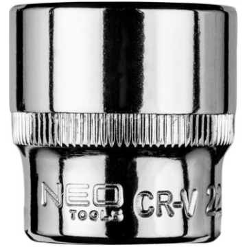 Kontaktligzdas galva 3/8" 22mm sešstūra Neo 08-182