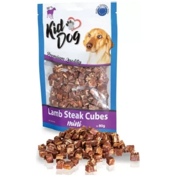 KIDDOG Cubes - jēra gaļas kubiņi 80g