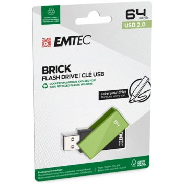 EMTEC C350 Brick - USB flash drive - 64 GB ECMMD64
