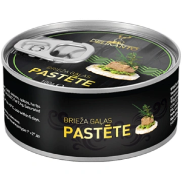 Brieža gaļas pastēte LĀČI, 100g 450-25663